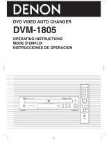 Denon DVM-1805 Manual de usuario