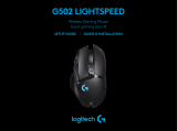 Logitech Lightspeed G502 Wireless Gaming Mouse Guía del usuario