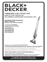 BLACK DECKER HSV420J42 Manual de usuario
