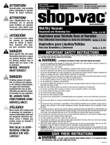 Shop Vac KA450 Manual de usuario