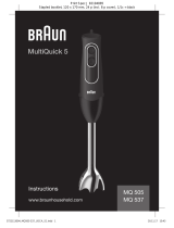 Braun MuiltiQuick 5 Series Manual de usuario