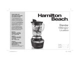 Hamilton Beach Blender Manual de usuario