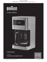 Braun KF 7150/ KF 7170 Coffee Maker Manual de usuario