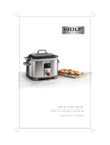 Wolf WGSC120S Programmable Multi Function Cooker Manual de usuario