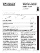 Delta Faucet T17293-RB-I Manual de usuario