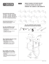 Delta Faucet 440-WH-DST Guía de instalación