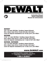 DeWalt DCF899B Guía del usuario