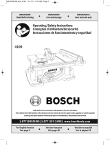 Bosch 4100XC-10 Manual de usuario