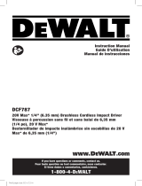 DeWalt DCF809C2W354 Manual de usuario