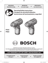 Bosch PS82-02 Manual de usuario