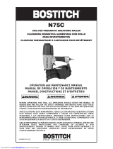 Bostitch N75C-1 Manual de usuario
