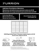 Furrion 50 Watt Rigid Solar Panel Battery Maintainer Kit Manual de usuario