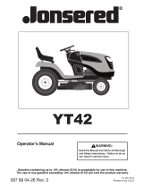 Jonsered YT42 Manual de usuario