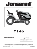 Jonsered YT46 Manual de usuario