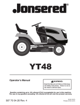 Jonsered YT48 Manual de usuario