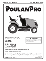 Poulan Pro PP17G42 El manual del propietario
