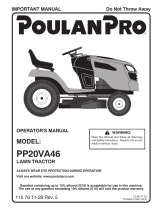 Poulan Pro PP20VA46 El manual del propietario
