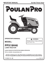 Poulan Pro PPX19H46 El manual del propietario