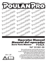 Poulan Pro P54ZX El manual del propietario