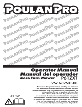 Poulan Pro P61ZXT El manual del propietario