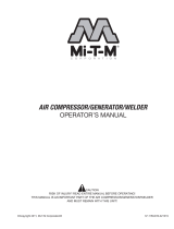 Mi-T-M Air Compressor-Generator-Welder Combination El manual del propietario