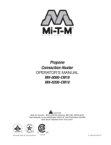 Mi-T-M Propane Convection Heater El manual del propietario