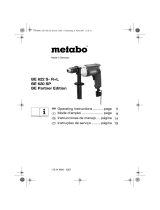 Metabo B E 622 S R+L Instrucciones de operación