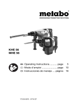 Metabo KHE 56 Instrucciones de operación