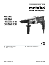 Metabo KHE 2851 Instrucciones de operación
