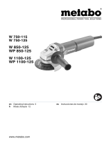 Metabo W 850-125 Instrucciones de operación