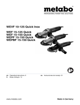 Metabo WEF 15-150 Quick Instrucciones de operación