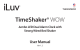 iLuv TimeShaker Wow Manual de usuario
