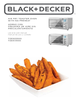 Black & Decker Air Fry Toaster Oven Manual de usuario