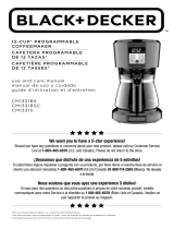 Black and Decker Appliances CM1331S Manual de usuario