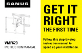 Sanus VMF620 Guía de instalación