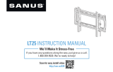 Sanus VisionMount LT25 Manual de usuario