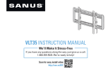 Sanus VLT35 Manual de usuario