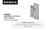 Sanus WSWMU Manual de usuario