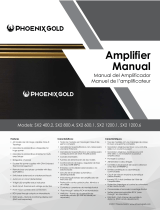 Phoenix Gold SX2 600W Monoblock Amplifier Manual de usuario