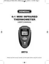 General Tools IRT3 Manual de usuario
