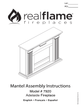Real Flame 7920E-DBW El manual del propietario