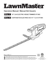 Lawnmaster HT1805 Manual de usuario