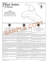 Pfister LJ142-800K Guía de instalación
