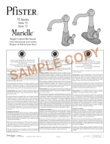 Spectrum Brands Pfister Marielle 72 Series Manual de usuario
