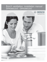 Bosch 36" Pro-style hood, Stainless Guía de instalación