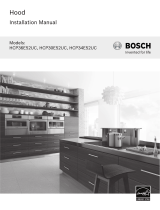 Bosch HCP36E52UC/01 Guía de instalación
