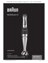 Braun MQ9037X Electric Hand Blender Manual de usuario
