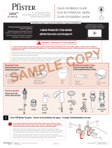 Pfister LF-049-JDCC Guía de instalación
