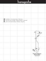 Hans Grohe Pressure Balance Showerpipe 04530 Series Guía de instalación