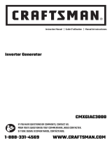 Crafstman Inverter Generator CMXGIAC3000 Manual de usuario